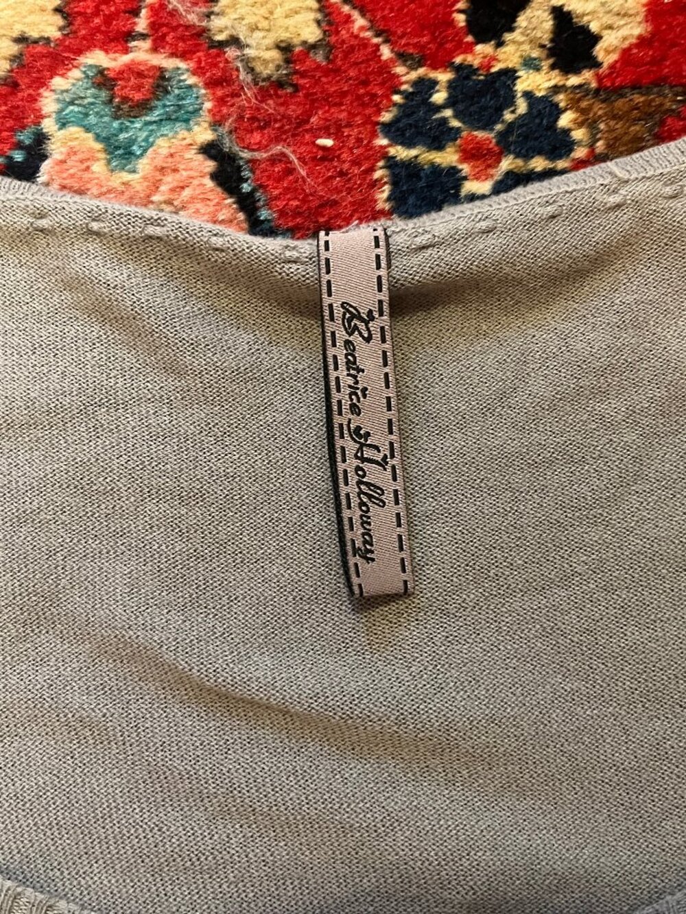Handmade Square Neck Cardigan - Picture 3 of 4